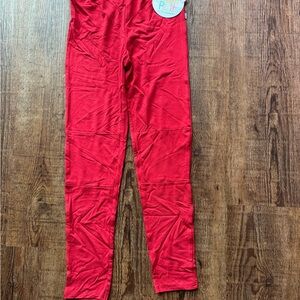 Little Sleepies ‘Holiday Red’ Leggings- Size 10